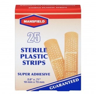 Mansfield Super Adhesive Sterile Plastic Strips
